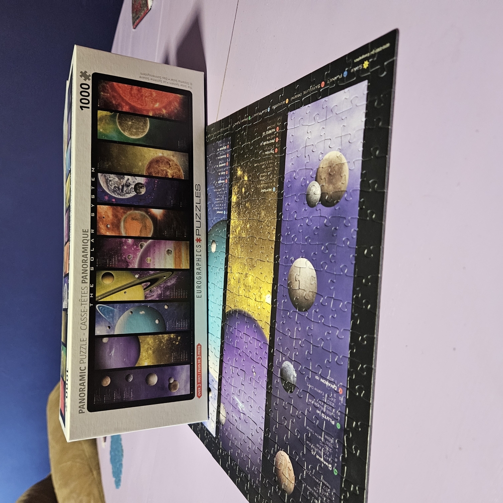 Colourful Solar System Puzzle 1000 Pieces By Eurographics